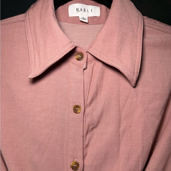 Anthropologie Mable Boheme Shirt Tie Dress size S - Picture 5 of 14